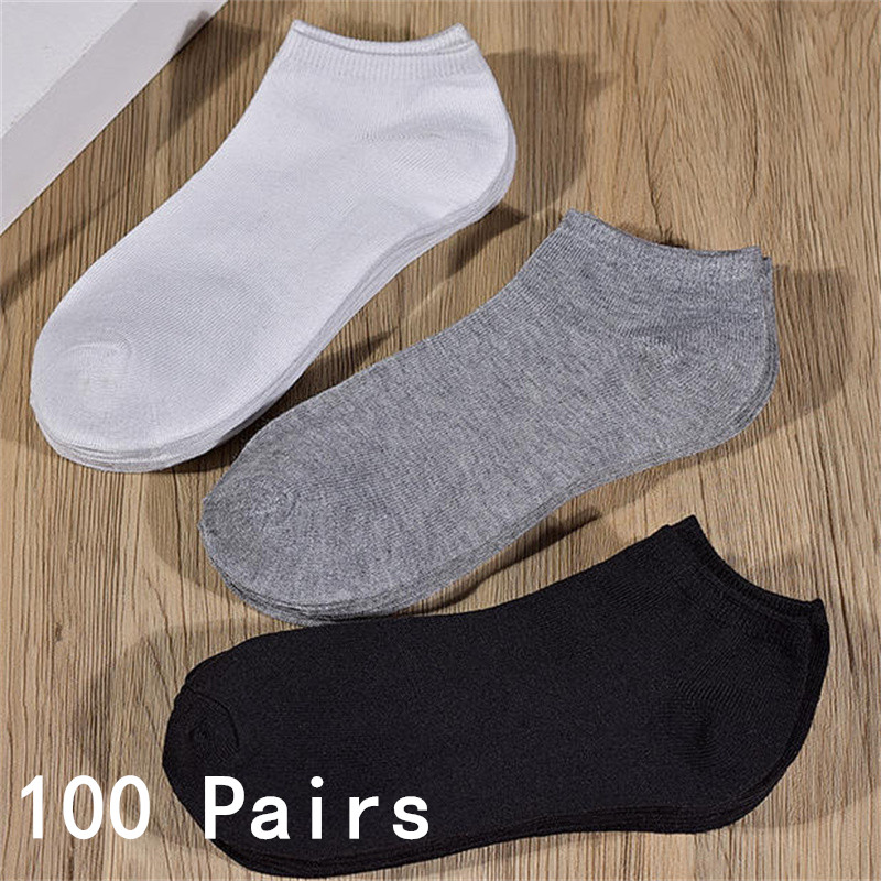Ankle Sock Low Cut - Оптовая продажа: 50/100 пар невидимых низких