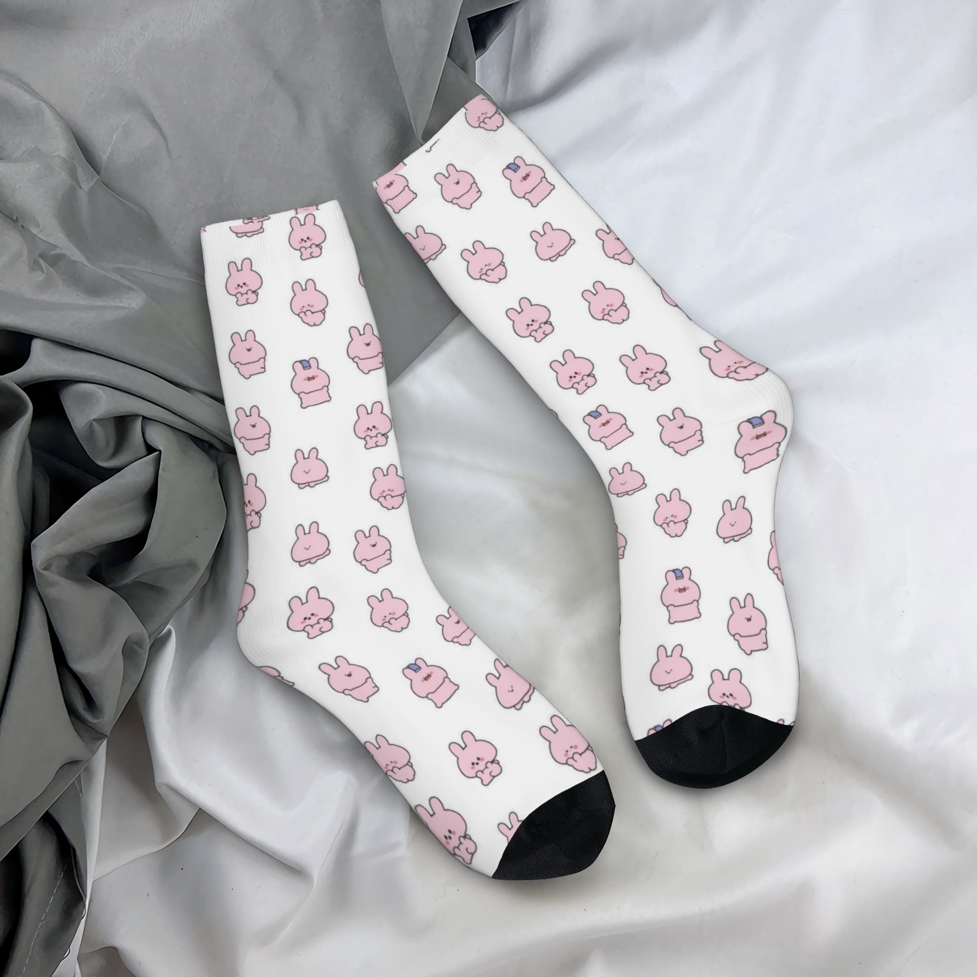 Dress Sock Men - Носки с забавным мультяшным принтом A-Asamimichans,