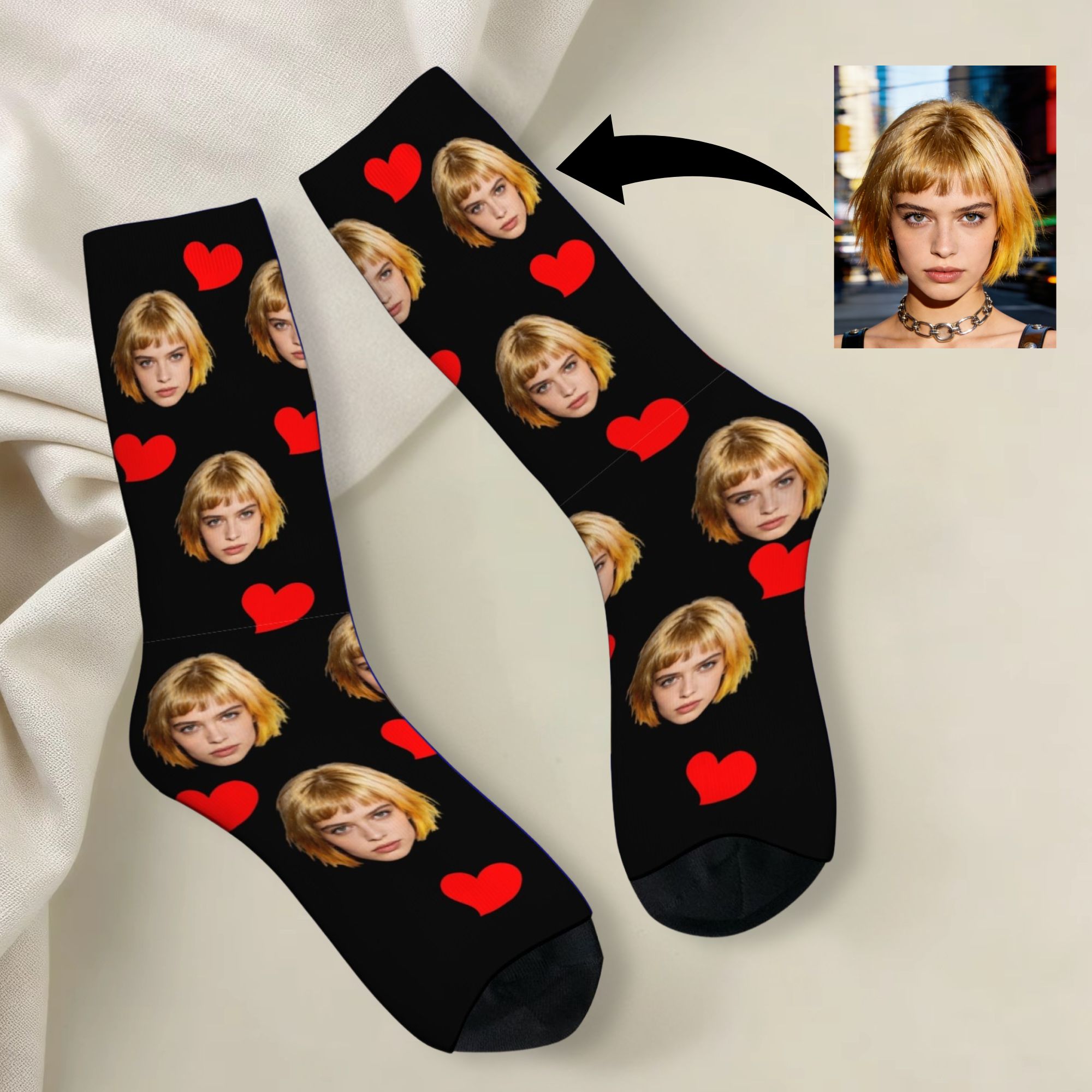 Dress Sock Men - Персонализированные носки с индивидуальным дизайном, дышащие,