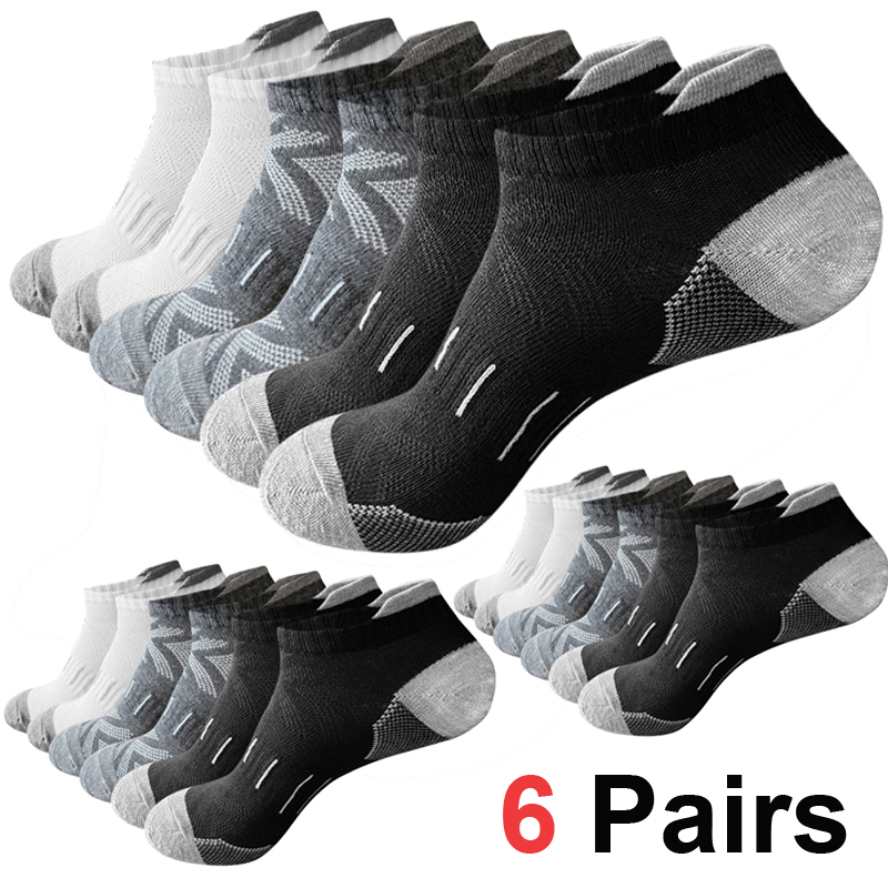 Ankle Sock Low Cut - 6 пар низких спортивных носков с