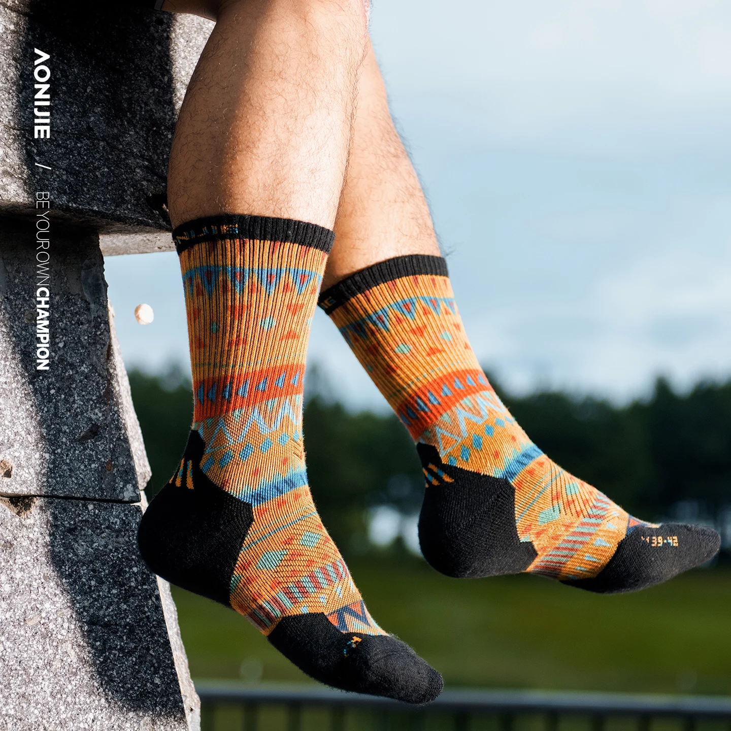AONIJIE уличные шерстяные носк – обзор и цена Wool Hiking Sock