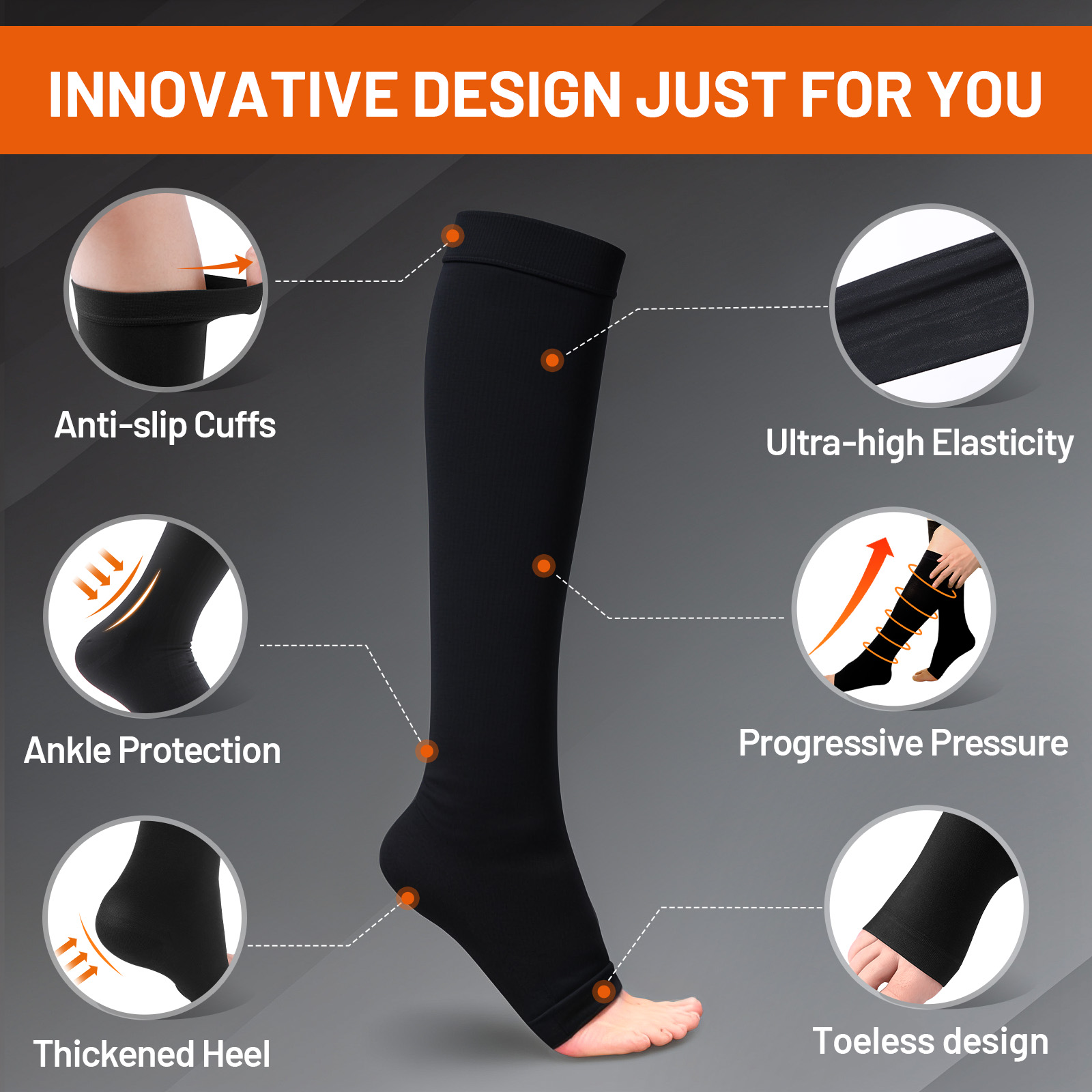 Компрессионные носки Cofoe S-X – обзор и цена Compression Sock Medical