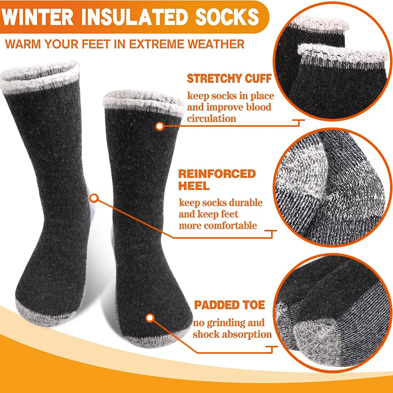 3 пары высококачественных утеп – обзор и цена Thermal Sock Winter