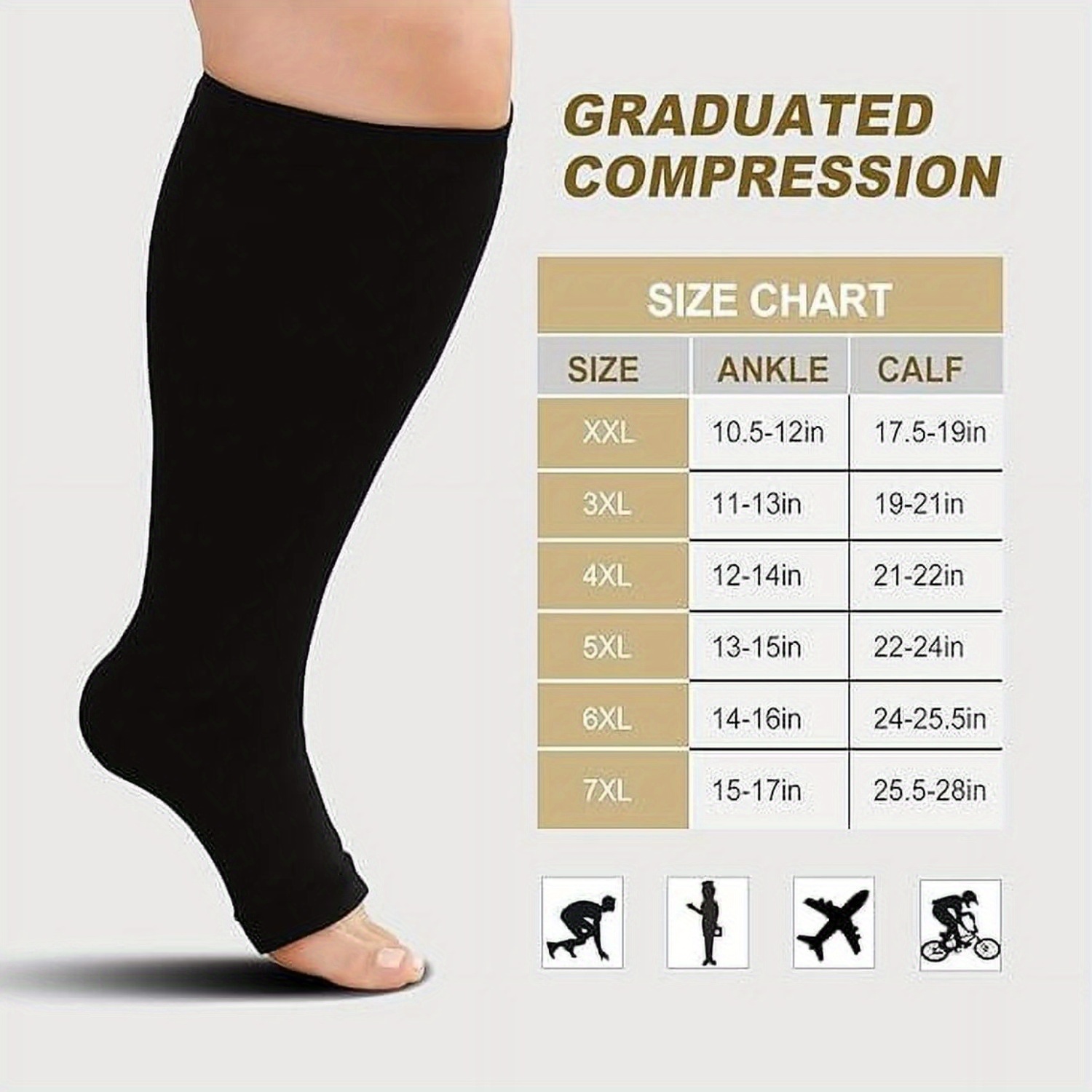 1 пара компрессионных носков б – обзор и цена Compression Sock Medical